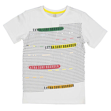 Trybeyond Short Sleeve T-Shirt Junior Boy 44391-00 15A White