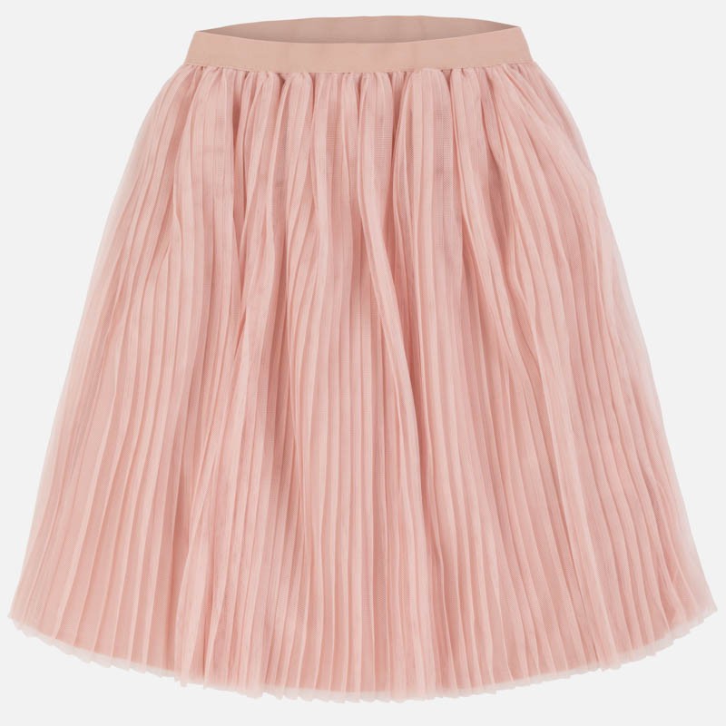 Pleated skirt for girls Mayoral 6951-79 Powder pink