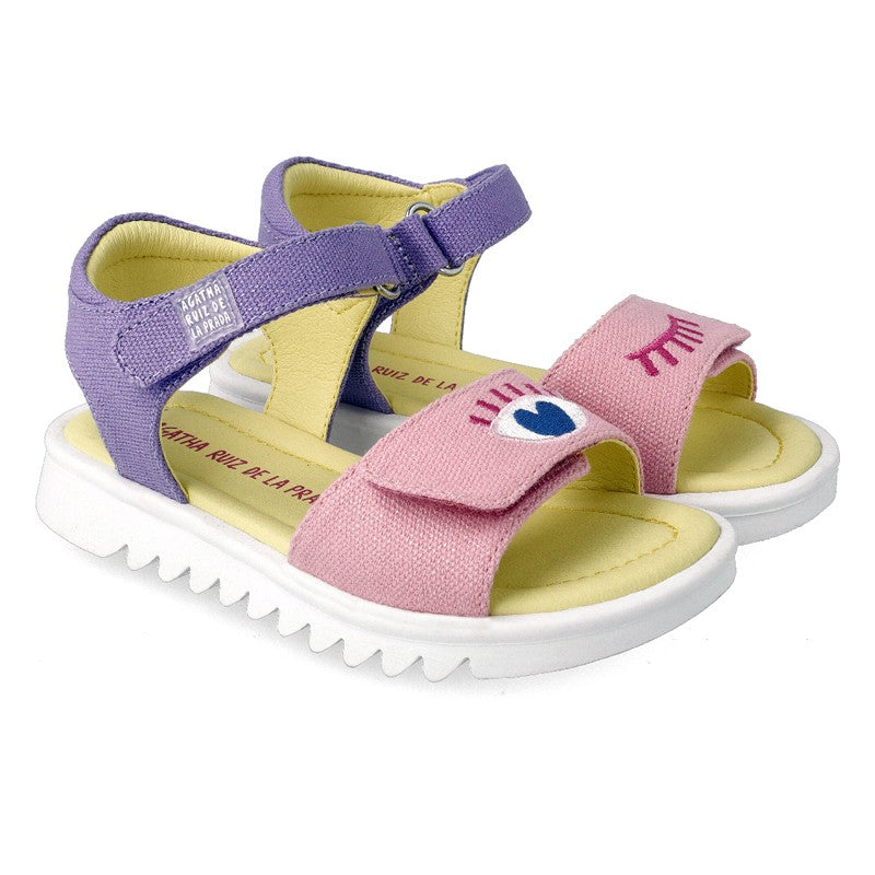 Girls' sandals Agata Ruiz De La Prada 212940-A color purple