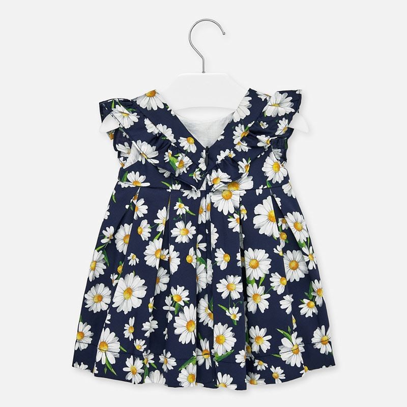 Mayoral 1930-59 Navy Blue Flower Girl Dress