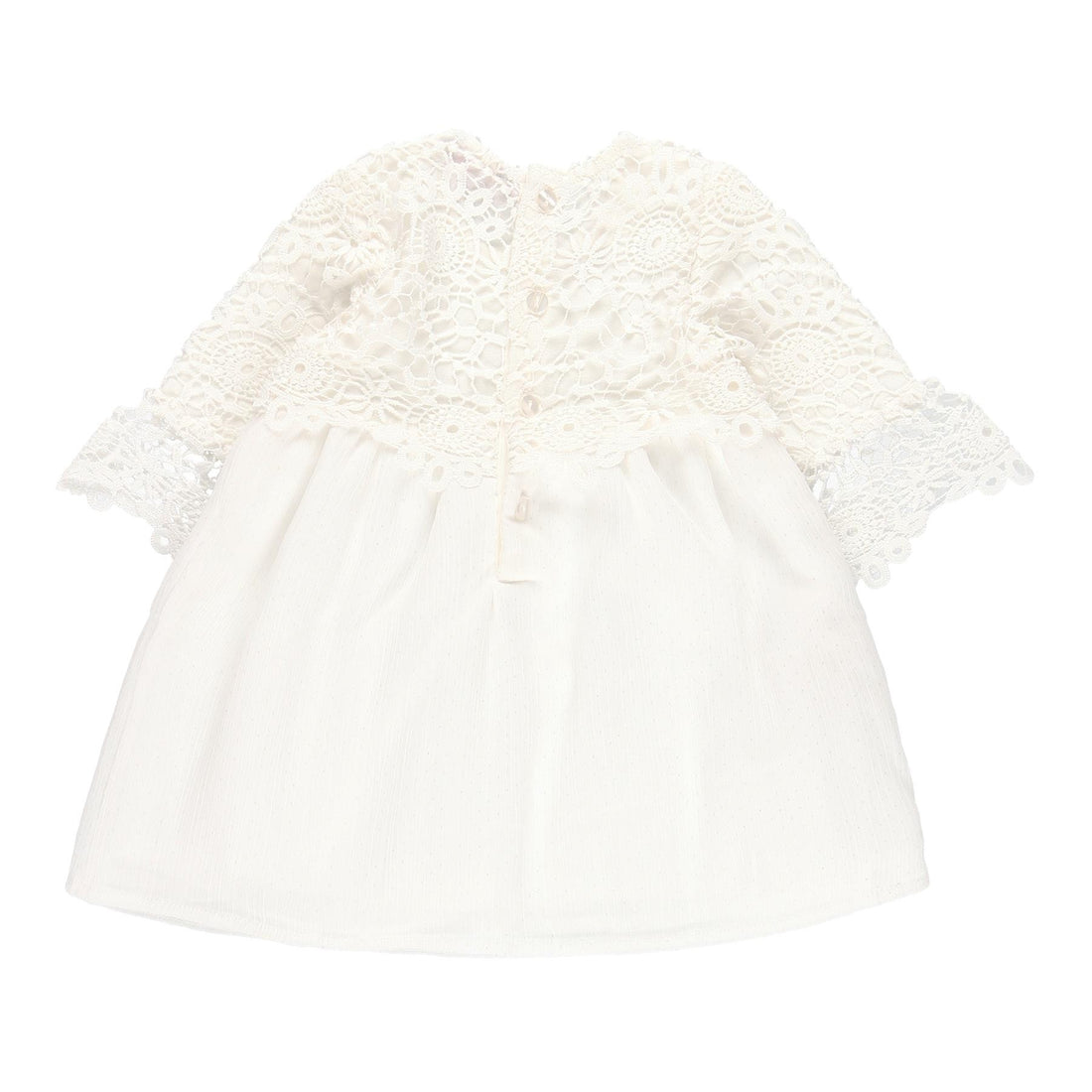 Guipure lace dress for girls Boboli 709242-1111 white