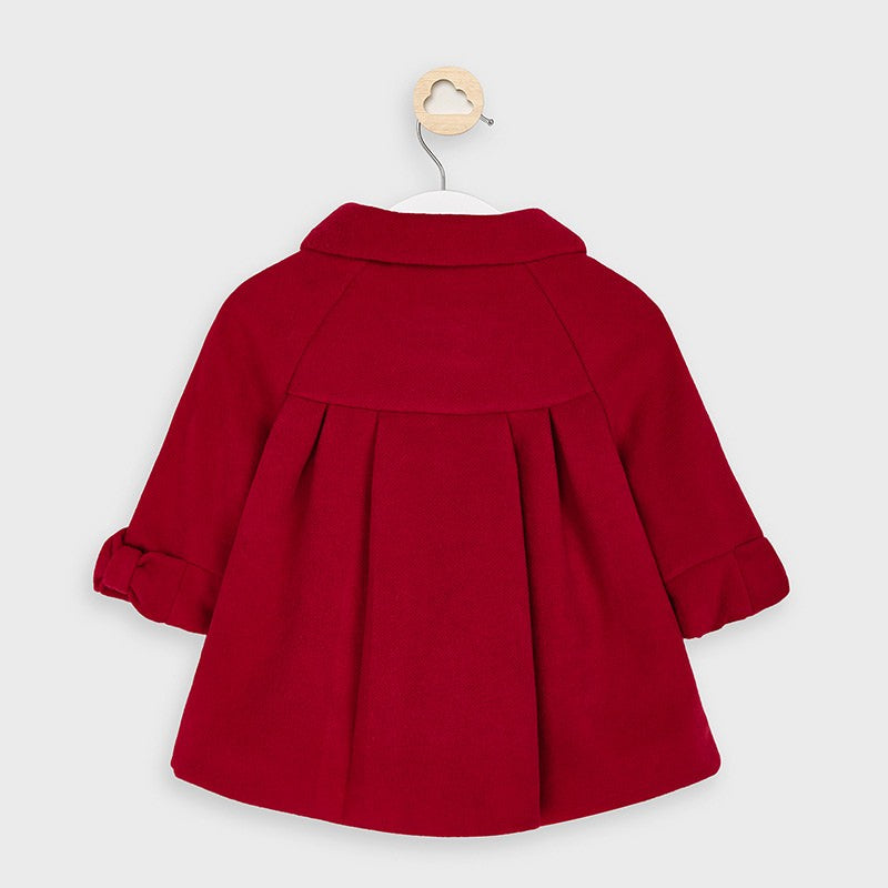 Elegant coat for girls Mayoral 2466-45 Red