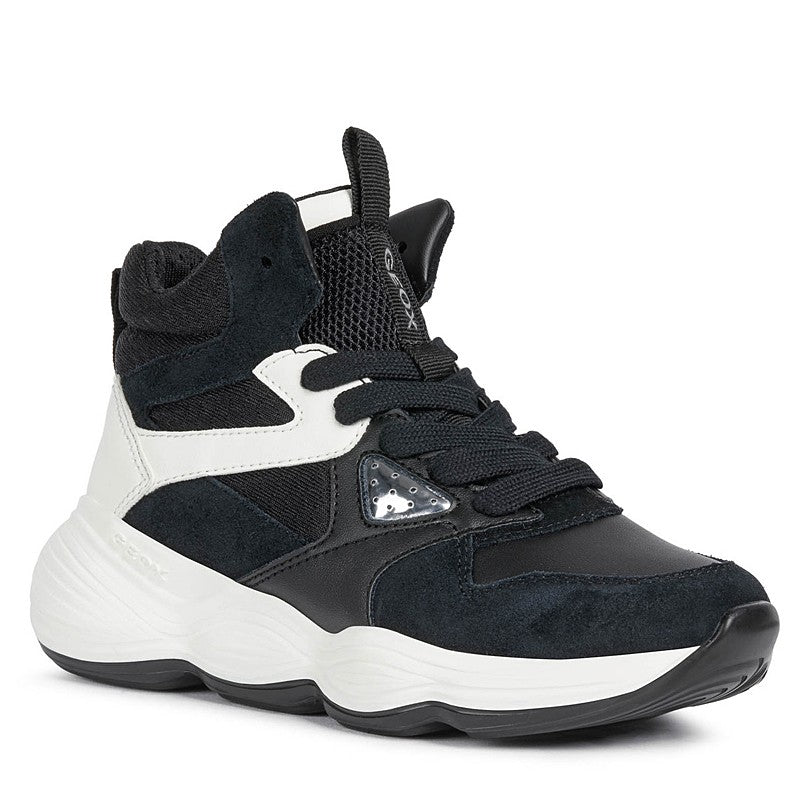 Sneakersy przejściowe chłopiece Geox J04CNA-05422-C0504 czarne