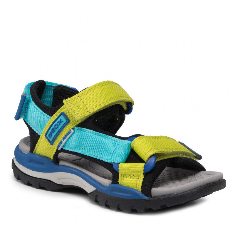 Geox J150RA-01511-C9221 boys' sandals black/blue