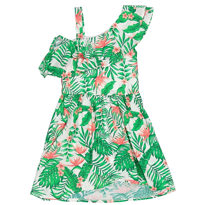 Trybeyond Printed Dress Junior Girl 45587-00 92Z Green