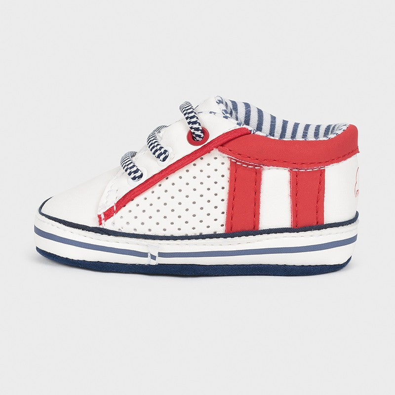 Mayoral 9397-81 Boy's Sneakers White/Red