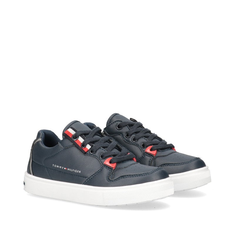 Sneakersy chłopięce TOMMY HILFIGER T3B4-32063-0193800 kolor granatowy