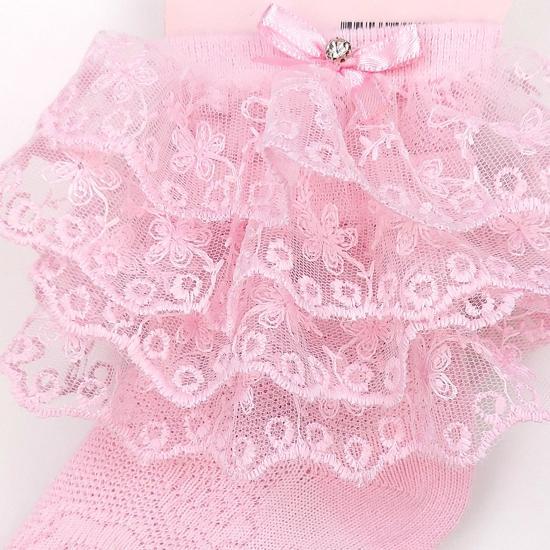 Lace socks scented girl pink 7190-7524 GKMOD