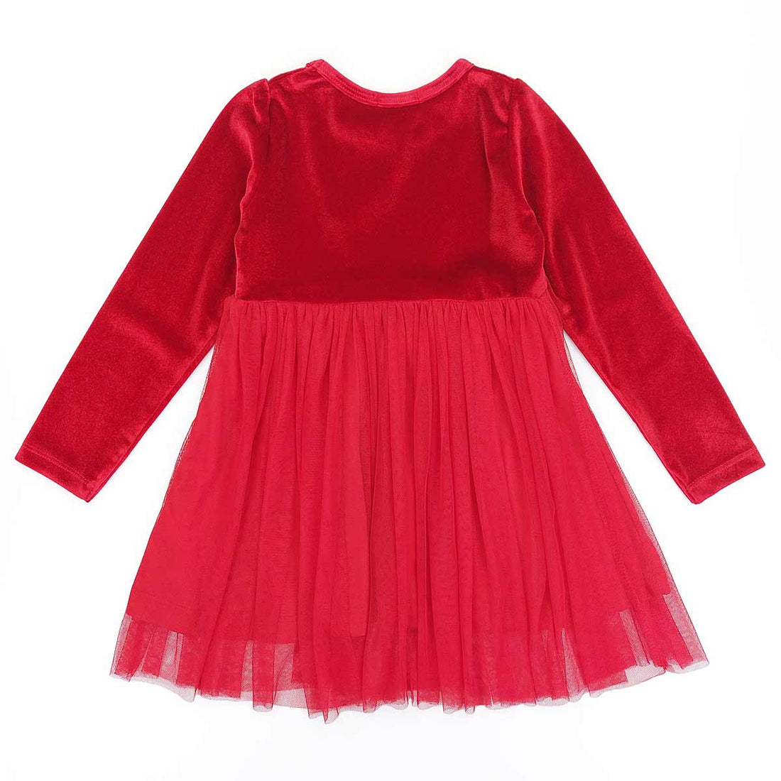 Elegant Tulle Dress Girl Red 18230-11223 GKMOD