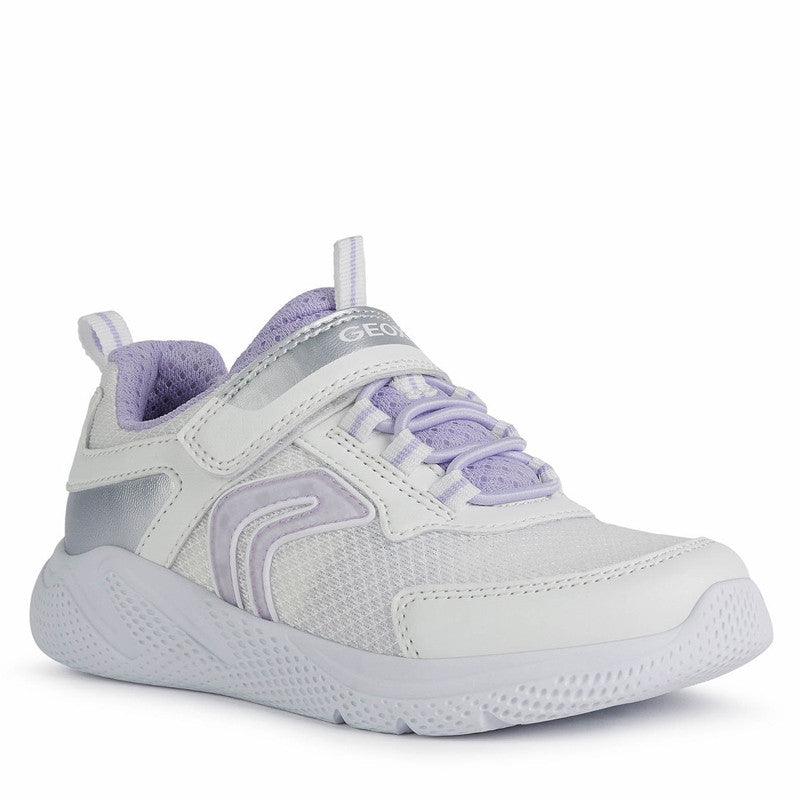 Girls' luminous sneakers Geox J25FWC-01454-C0761 white