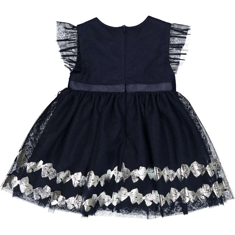 Elegant girl's dress Birba 95310-70M navy blue