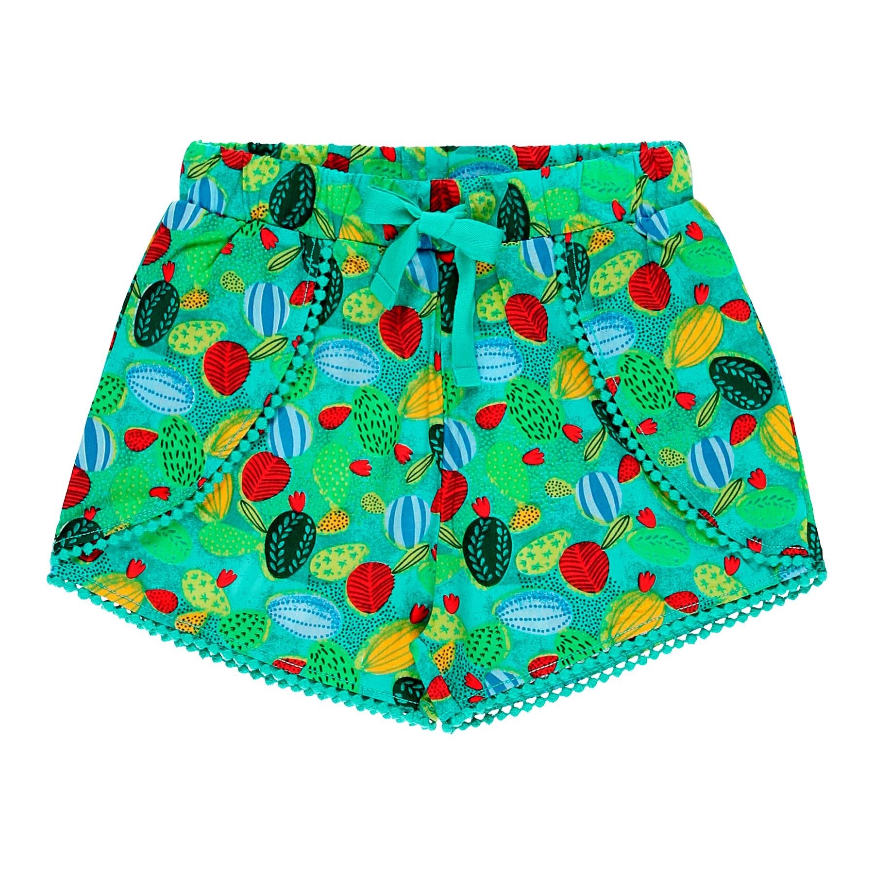 Viscose shorts for girls Boboli 439039-9282 color colorful