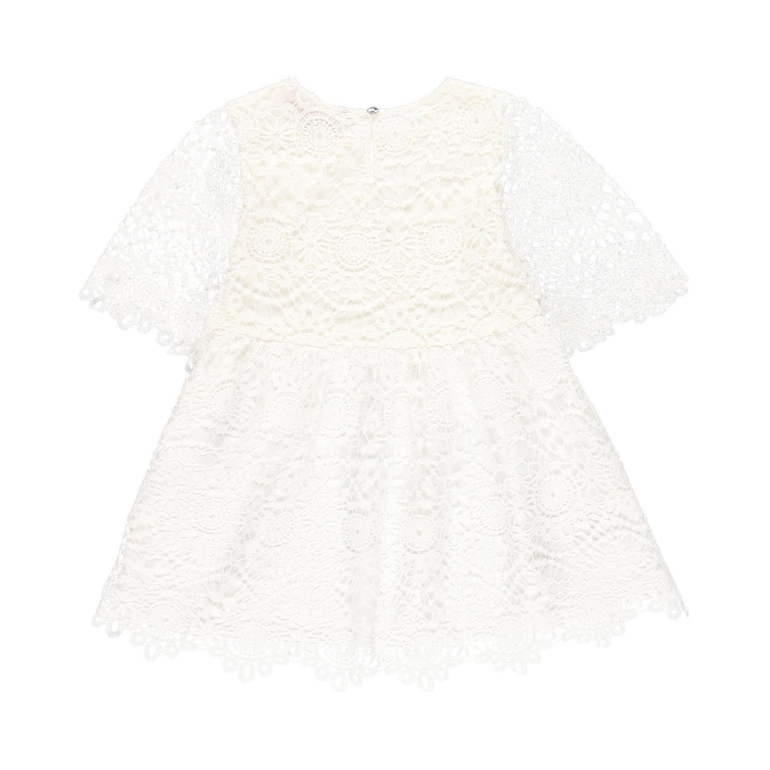 Guipure lace dress for girls Boboli 729749-1111 white