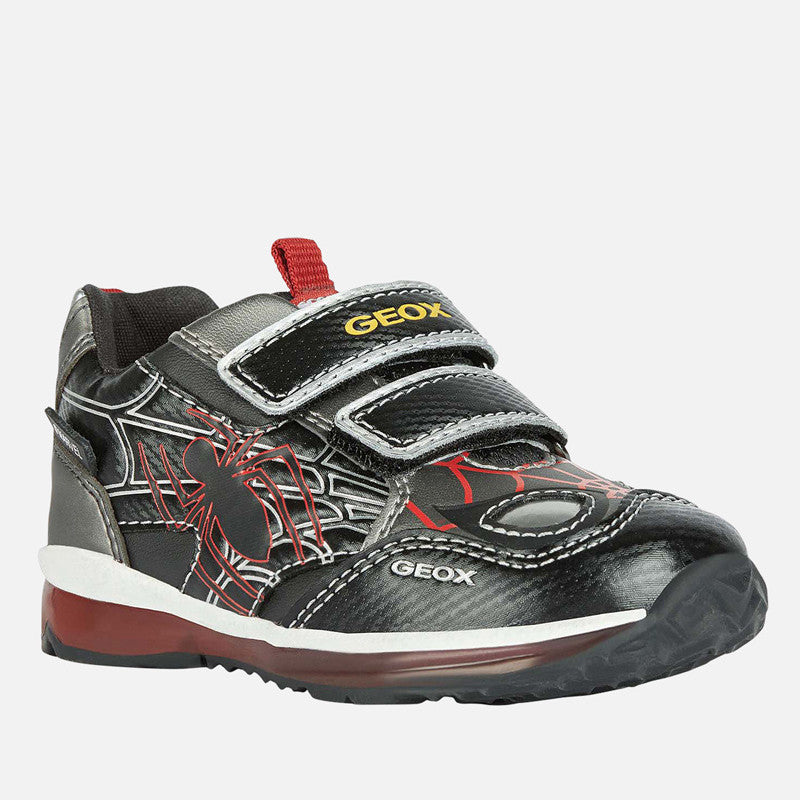 Glow sneakers for boys Geox B2684A-0CE54-C0067 color black