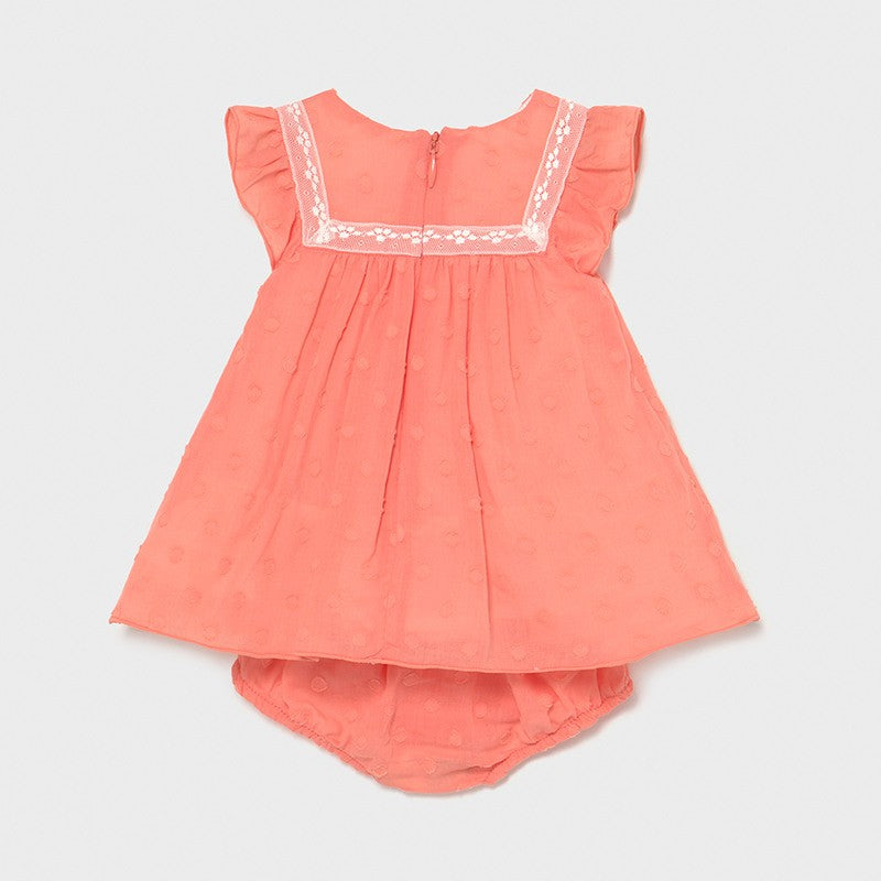 Mayoral 1829-24 orange dress for girls