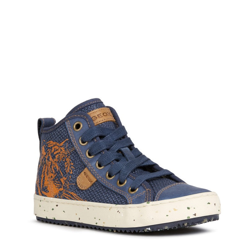 Boys' sneakers Geox J022CF-010CL-C4002 navy blue