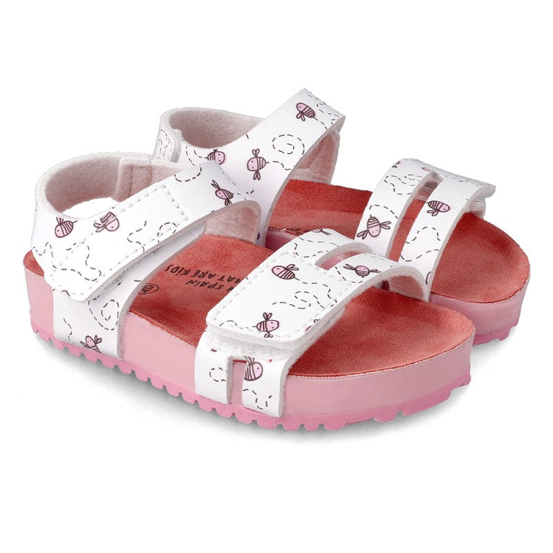 Garvalin 212431-A girls' sandals, white