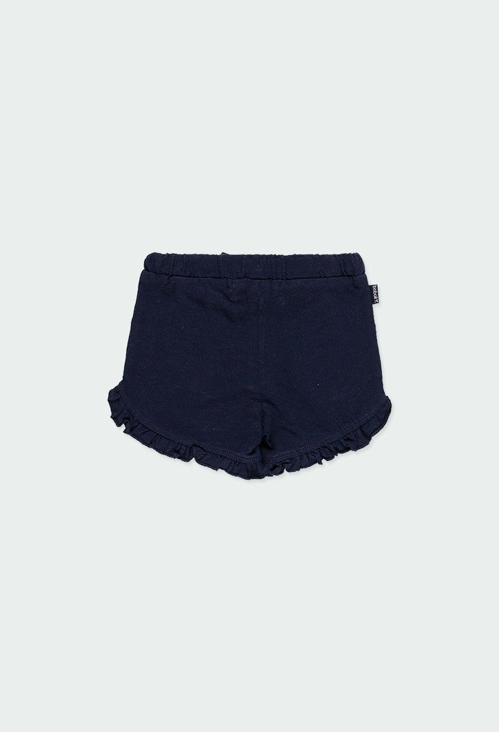 Baby Boboli 294049-2440 navy blue shorts for girls