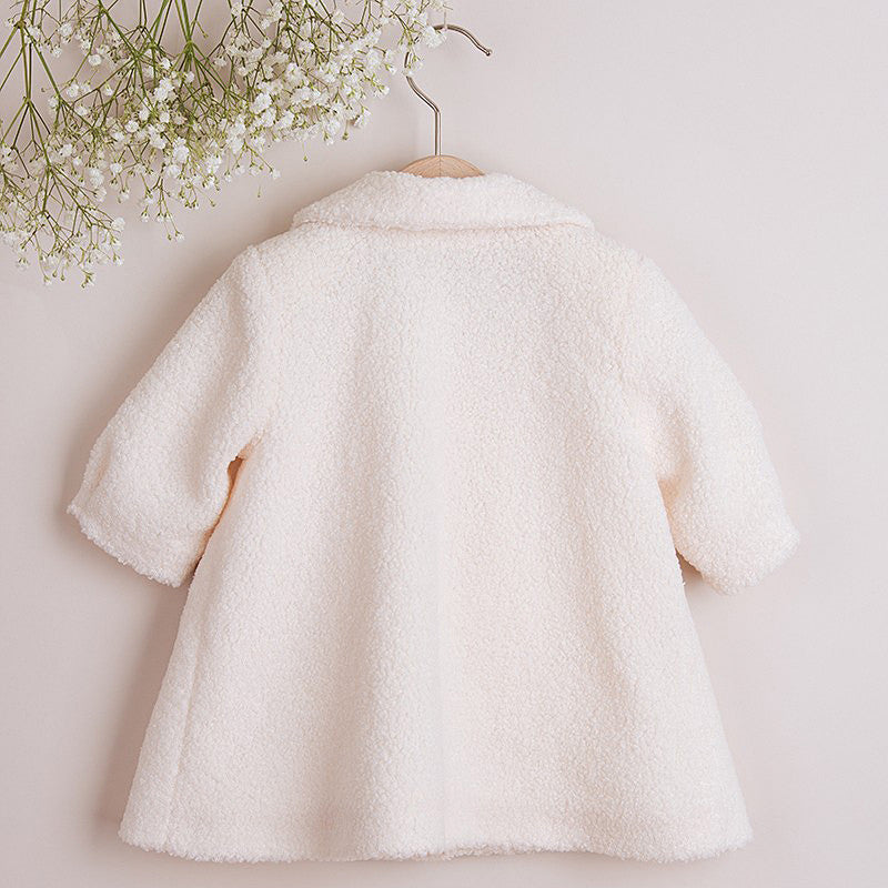 Christening coat for girl MINIMI 63/21 cream color