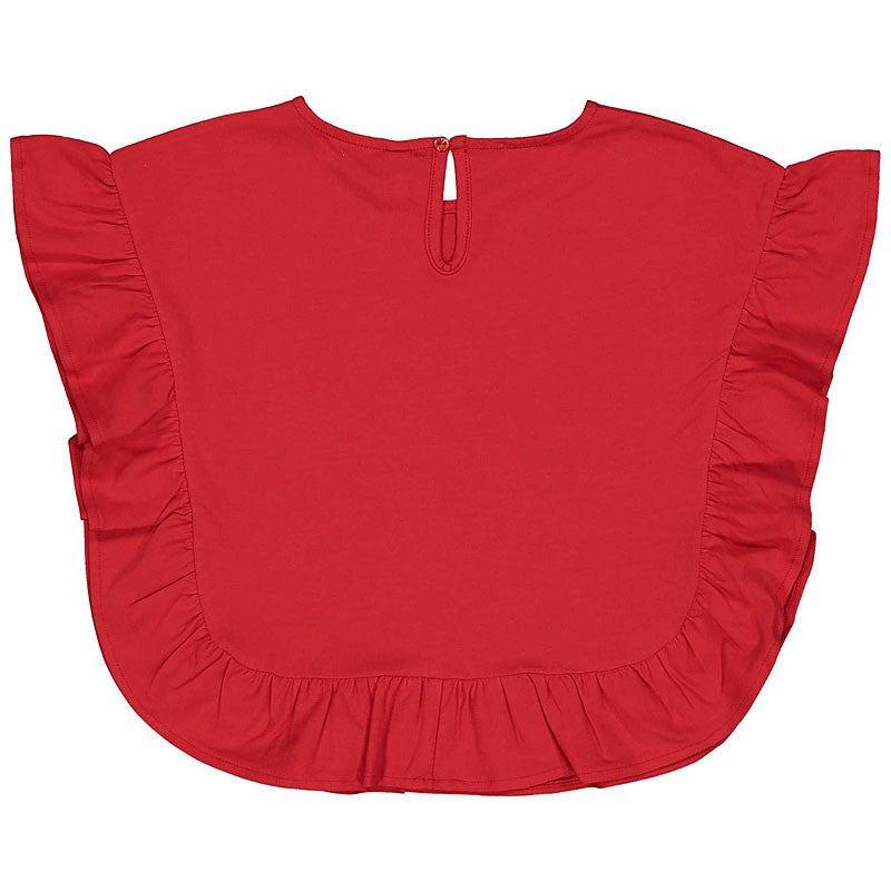 Trybeyond Ruffle Blouse Junior Girl 44460-00 50M red