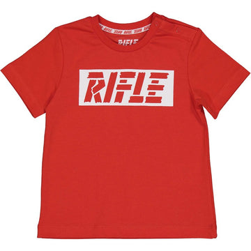 T-shirt for boy RIFLE 24106-01 color red